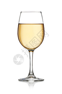 白葡萄酒杯在白和柔软的阴影下文件包背景图片