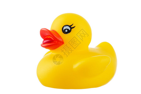 黄色的塑料鸭子背景图片