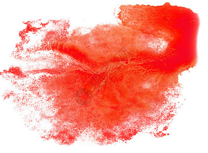 抽象笔画墨水彩画笔水彩泼漆水彩红色背景图片