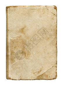 旧书复古书封面孤立的旧书空白的旧书封背景图片