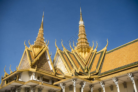 柬埔寨金边市皇宫王座大厅图片