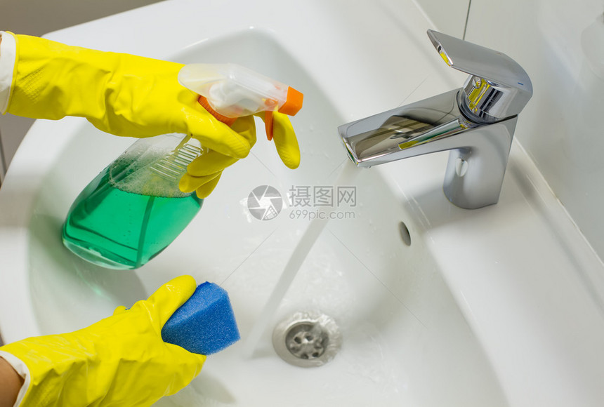 在浴室清洁水槽洗涤剂图片