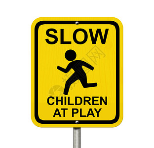 一个美国道路警告标志图片