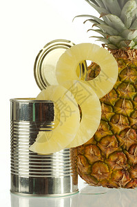菠萝可以像罐头食物图片