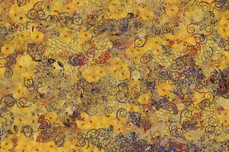 以GustavKlimt风格的宽广背景图片