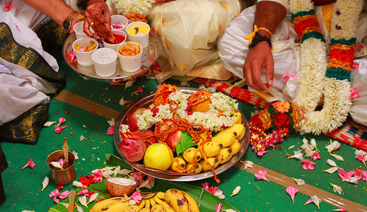 印度教婚礼细节图片