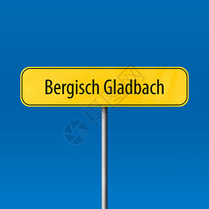 BergischGladbach城镇标背景图片