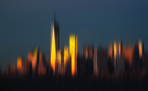 城市背景模糊纽约纽约市曼图片