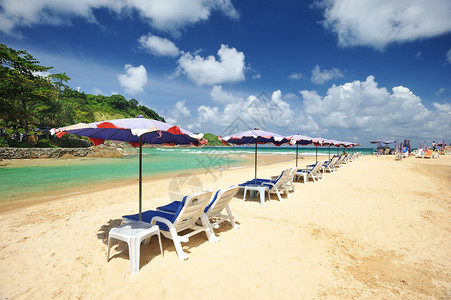 泰国美丽的海滩景观图片