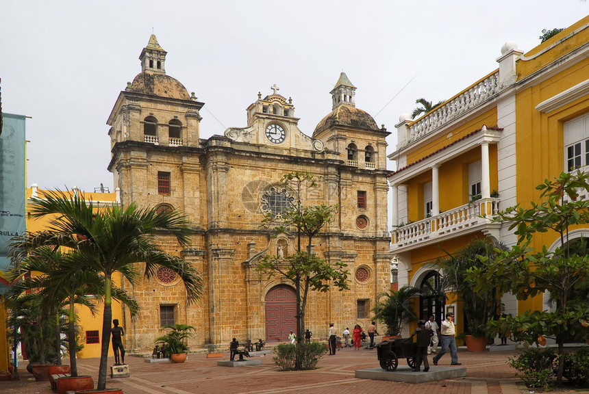 哥伦比亚卡塔赫纳圣彼得克拉威尔教堂StPeterC图片