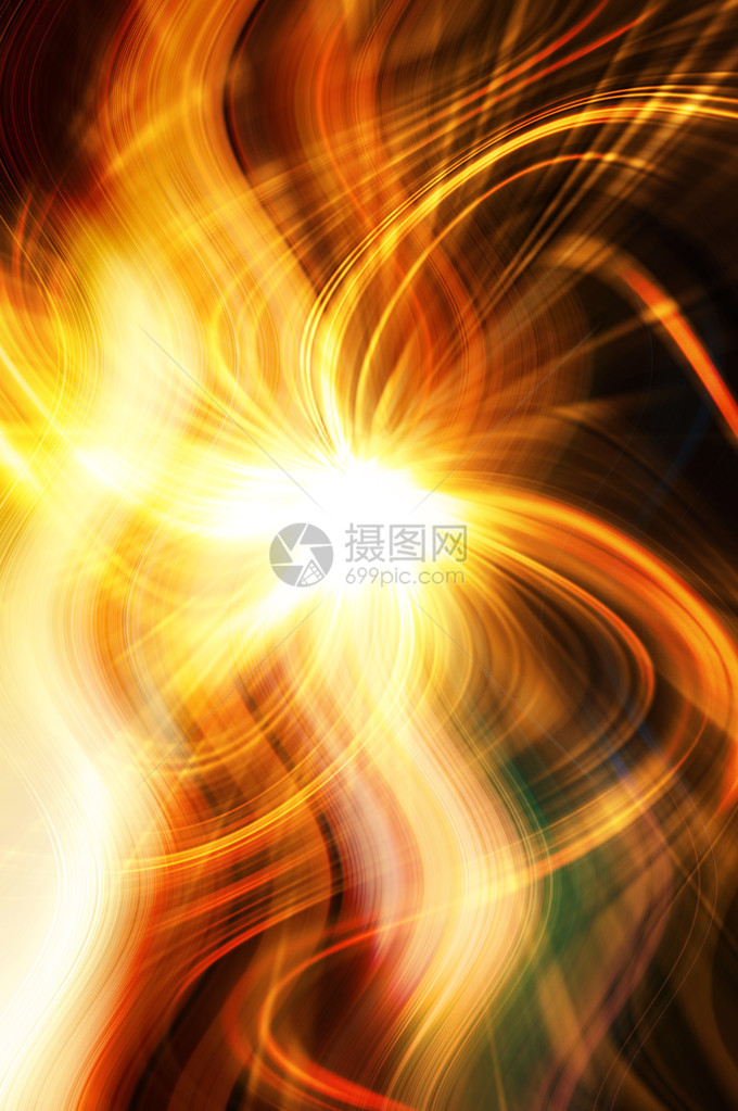 代表光与火的游戏的抽象橙色背景图片