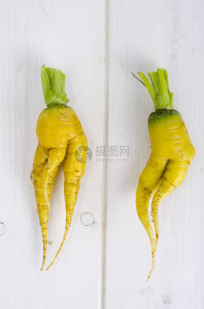 丑陋的蔬菜食品变形的新鲜有机胡萝卜Misshapen产品图片