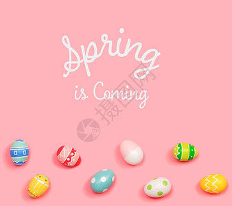 春天即将到来的消息复活节彩蛋图片