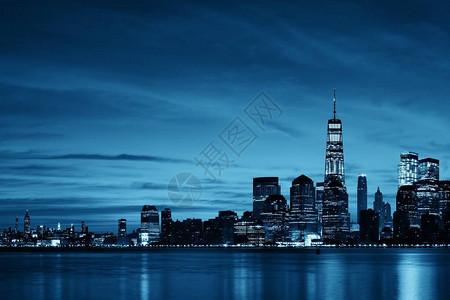 纽约市天线城市观带有图片