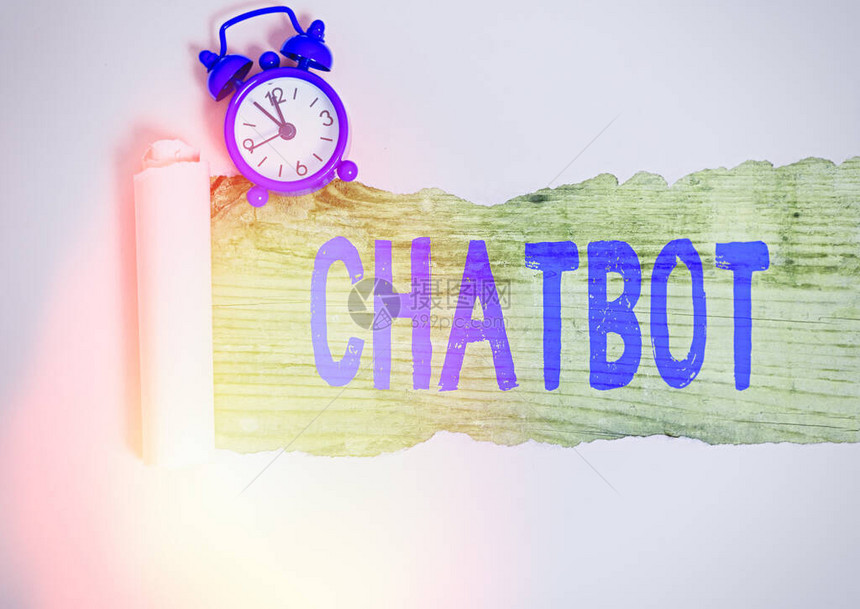 显示Chatbot商业概念的写作注释图片