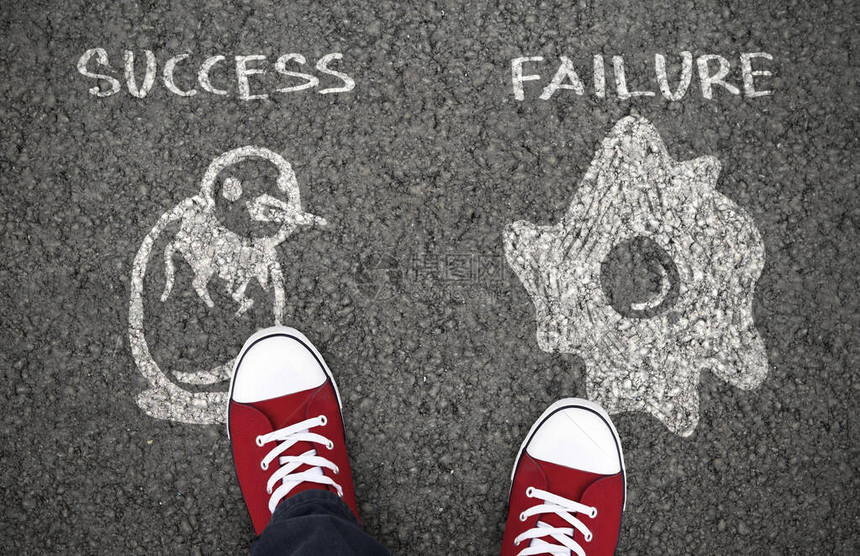 成功和失败在每一个胜利故事背后有很多尝试粉笔画鸡图片