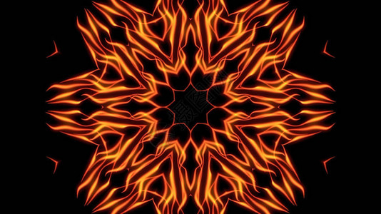 抽象的kaleidoscopic火焰背景非常适合电视表演音乐会音背景图片