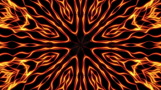 抽象的kaleidoscopic火焰背景非常适合电视表演音乐会音背景图片