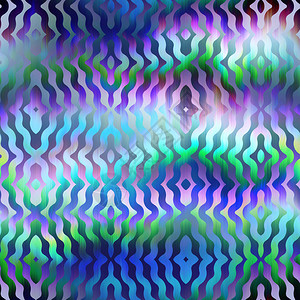 紫色绿和蓝色的超现实渐变混合与数字粗体波浪地理图案叠加柔软流动的超现实幻想图形设计无缝重复光栅jp背景图片