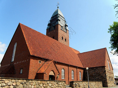 瑞典哥德堡山顶一个令人印象深刻的教堂位于瑞典图片