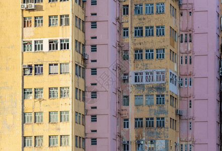 香港市旧建筑外观图片