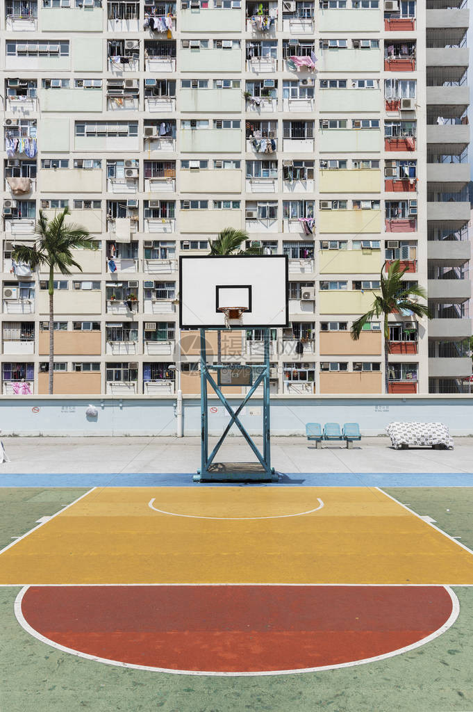 香港市公共事业篮球法院图片