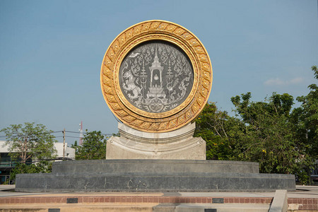泰国佛丕府的佛丕府或佛丕府的城市支柱圣地图片