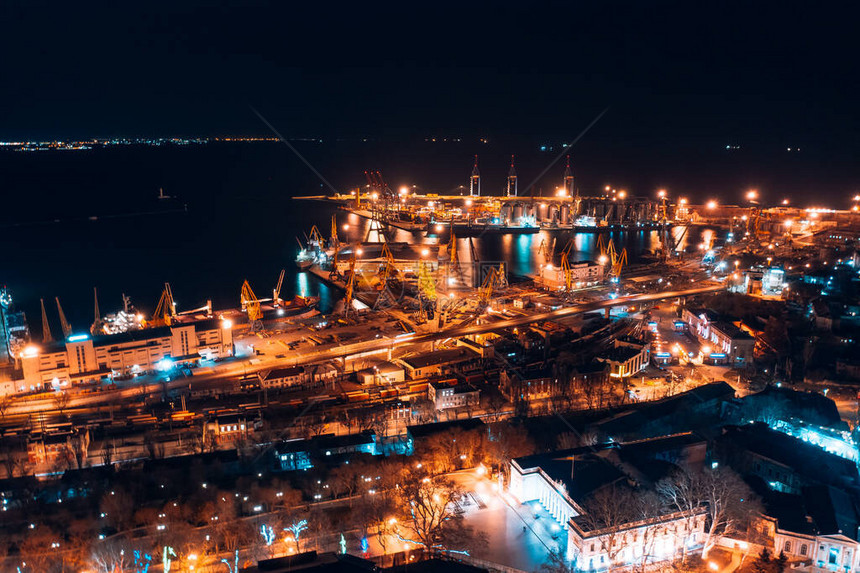 光照海运货港和集装箱码头空中观察图AAC9图片