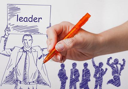 成功的团队领导者商业领导理念成功的团队领导者是经图片