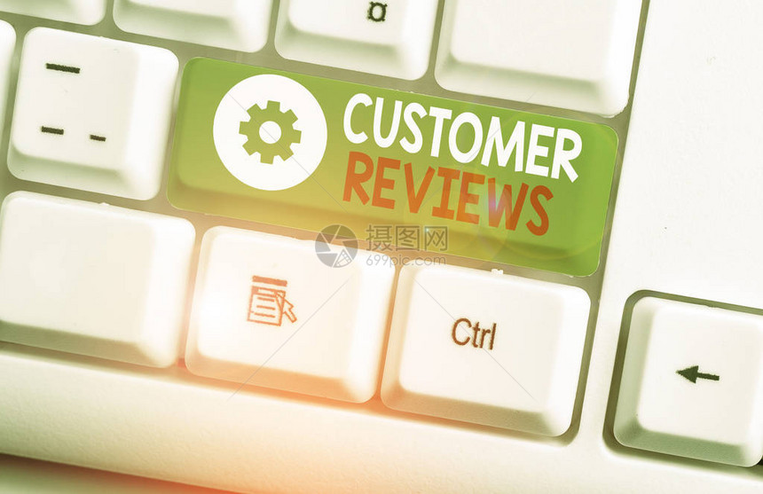 显示客户评论的文本符号展示客户对产品或服务的评图片