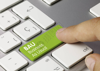 BAU业务作为常规已就金属键盘的绿键写成Fin图片