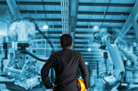 工业机器人控制工厂程图片