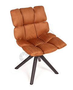 现代椅子用皮革和金属制图片