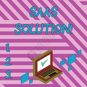 SaasSolution概念摄影软件交付方法图片