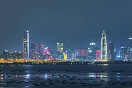 深圳市天际线夜景图片