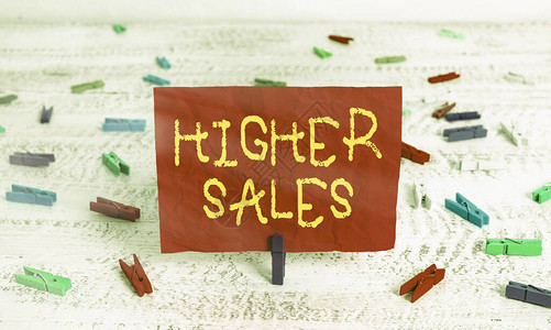 显示更高销售额的书写笔记公司的平均销售产品和服务的经营图片