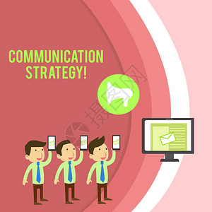概念意指目标和方法的口头非语言或视觉计划SMS电子邮件营销媒体观众Per背景图片