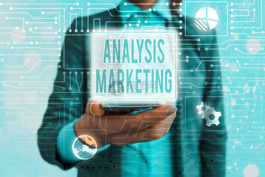 显示分析营销的概念手写概念意义对市场的定图片