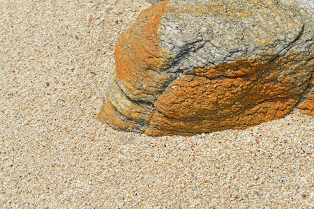 沙滩岩石美丽的图案和纹理图片