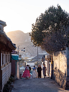 BukchonHanok村是韩国汉图片