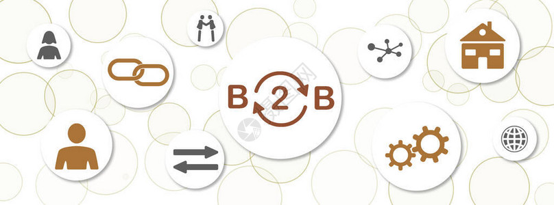 b2b和圆圈图片