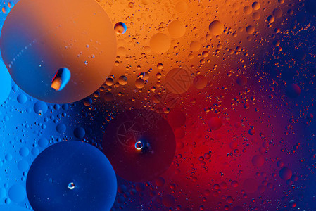 色彩多的泡沫水滴背景亮质背景图片