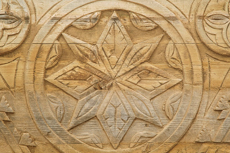 木制产品上的装饰品纹理单元背景图片