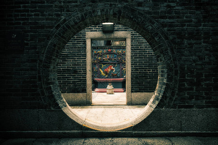 香港张洲岛朴台寺的圆道图片