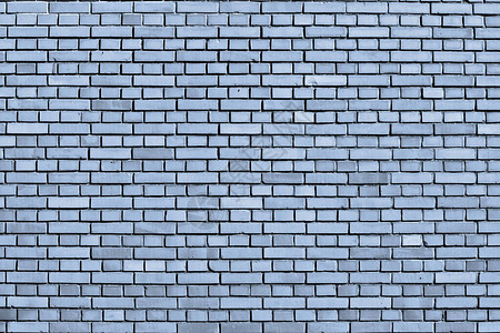 天蓝色的砖墙背景图片