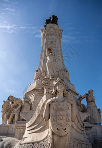 Lisboa的Pombal广场MarquesdePomb图片