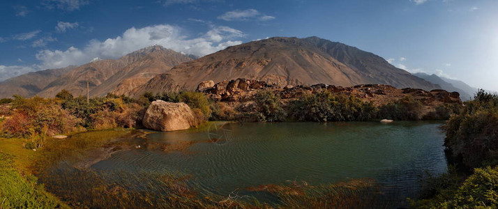 中亚塔吉克斯坦背景图片