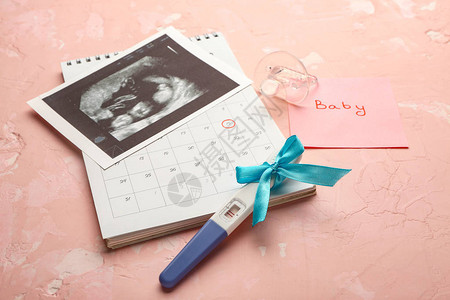 妊娠测试声波图像和图片