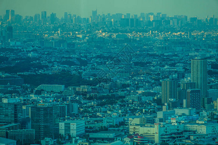横滨地标塔的东京地区景观图片