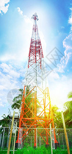 高频电话信号塔现代通讯设备图片